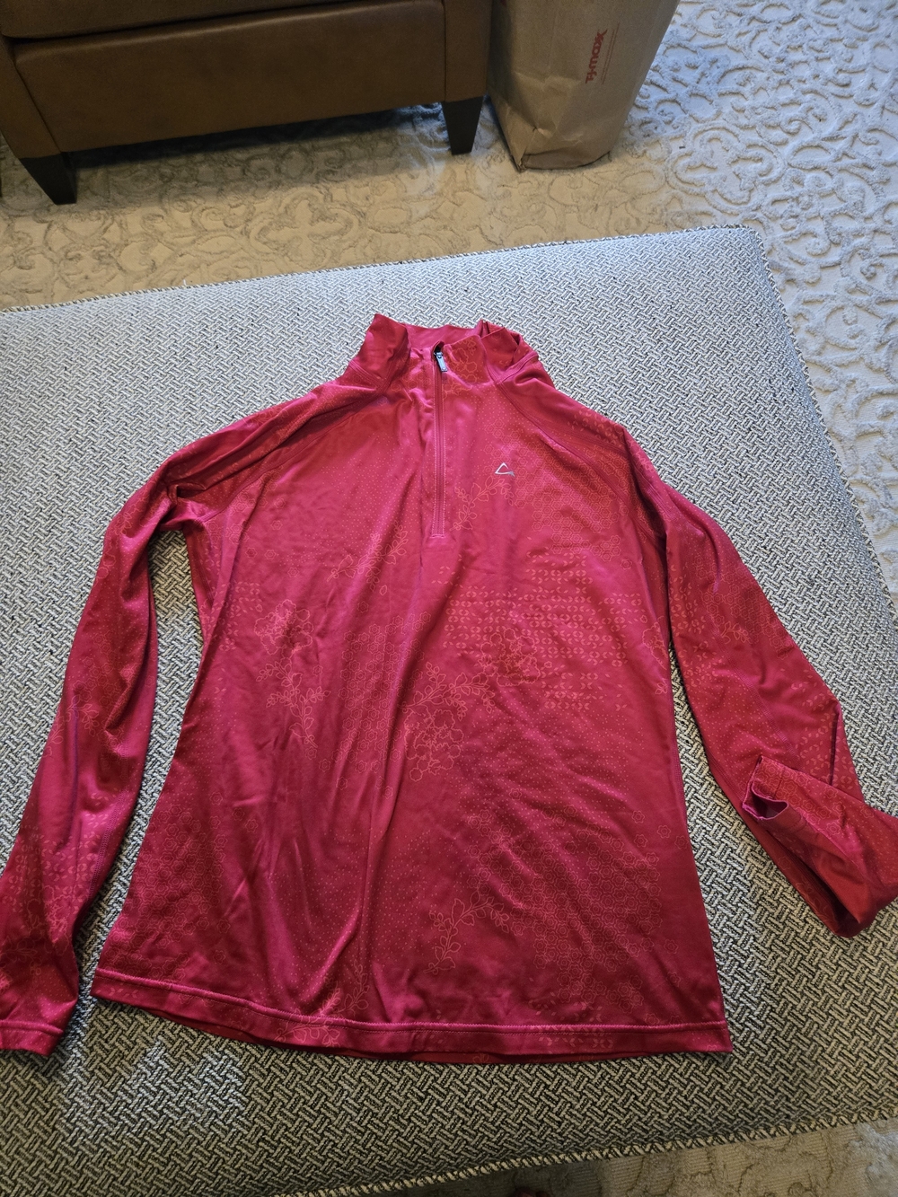 Paradox Women's Long Sleeve Half-Zip Pullover - Deep Pink